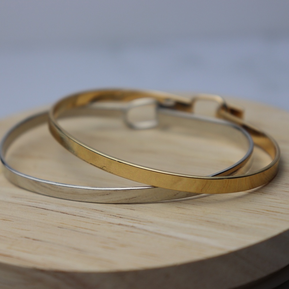 4 for $25 Minimalist Silver Bar Bracelet